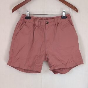 Washed Stoned & Beaten Mauve Women's Dressy Shorts Cotton Size Small